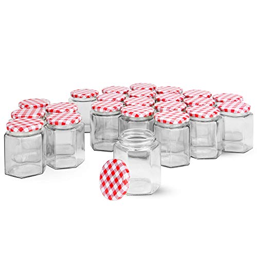 Set di 24 barattoli di marmellata | 250ml vasetti...