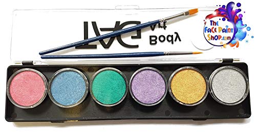 TAG Face Paint 6 Color Palette - Pearl (10g)