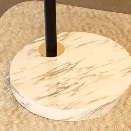 Lampadaire de salon réglable avec table en marbre intégrée - 7