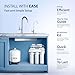 APEC Water System ROES-PHUV75 Essence Series Top Tier Alkaline Mineral pH+ and UV Ultra-Violet Sterilizer 75 GPD 7-Stage Ultra Safe Reverse Osmosis Drinking Water Filter System