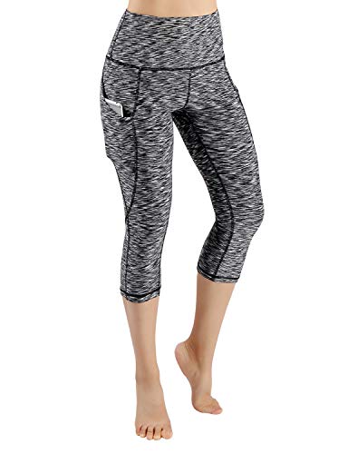 image for ODODOS Women's High Waist Yoga Capris with Pockets,Tummy Control,Worko