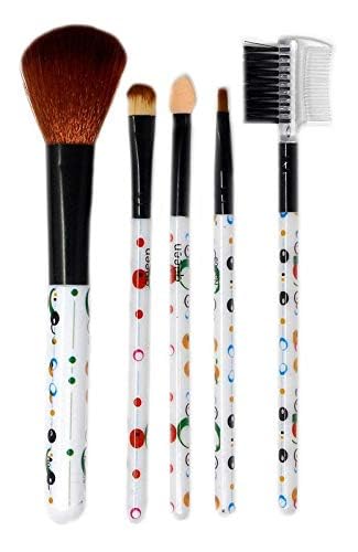 HAVINOSH Beautiful Synthetic Fancy 5 Piece Foundation Blending Blush Makeup Brushes for Women and Girls (Random Colour)