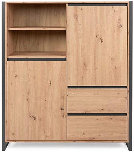 Dine Tante EMMA 002947 Denver 51 Artisan Nb. Aparador elevador de color gris antracita