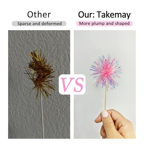 Takemay A-115 30Pcs Foil Firework Cupcake Toppers thumb #2