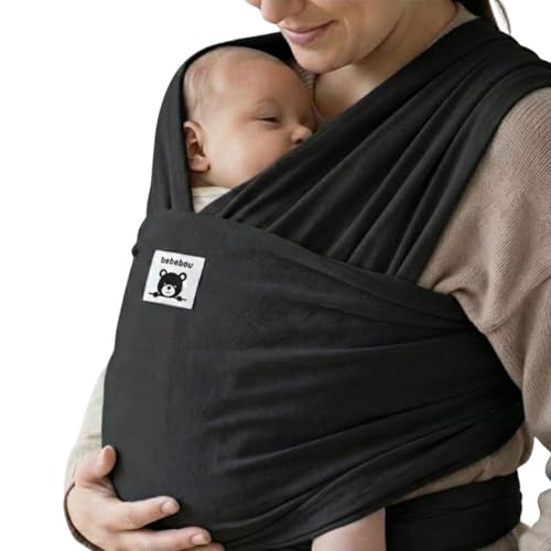 BeBeBou Babytragetuch für Neugeborene & Babys (3,5–16 kg) –...