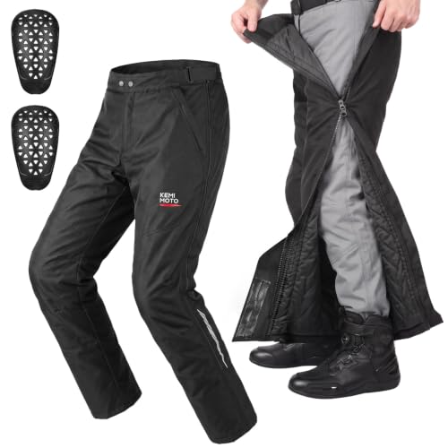 KEMIMOTO Full Side Zip Motorcycle Pants