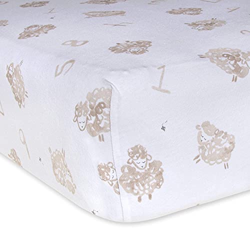 Image of Burt's Bees Baby - Fitted Crib Sheet, Girls Boys & Unisex 100% Organic Cotton Crib Sheet for Standard Crib and Toddler Mattresses