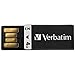 Verbatim 4GB Clip-IT USB 2.0 Flash Drive, Pink 97549