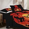 Allenjoy Queen Size Titan Chronicles Fitted Sheet Japanese Anime Bed Flat Sheets Bedding Set Deep Pockets Up to 16" Bedroom Decor with 2 Pillowcases SC00051-009 - Image 2