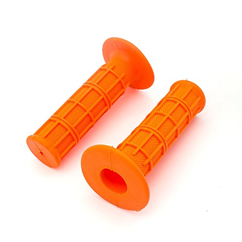 Motorcycle Grips Non Slip Rubber Bar End Thruster Grip 7/8" 22mm 24mm Motorcycle Comfort Hand Handlebar Grip Thruster Grip for Harley Honda Triumph Yamaha Kawasaki CG125 CB400