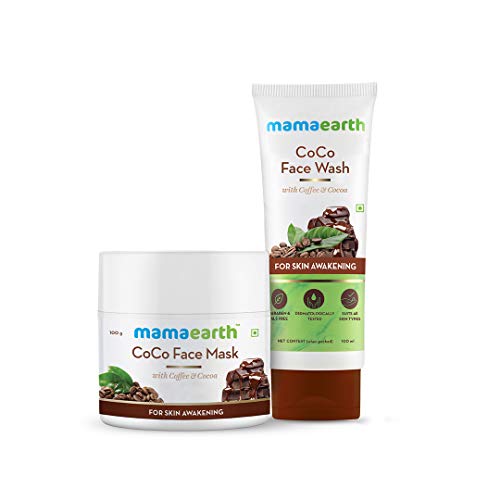 Mamaearth Coco Intense Skin Awakening Express Kit (CoCo Face Wash 100ml & CoCo Face Pack 100g)