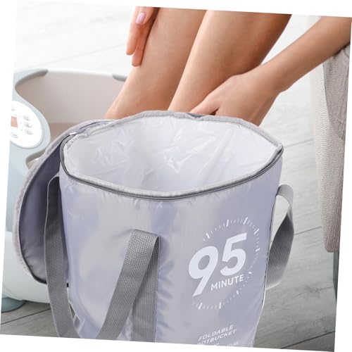 Bolsa plegable para spa de pies portátil miniatura 5
