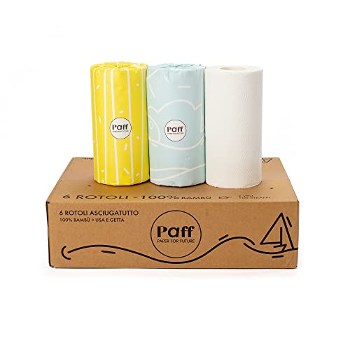 rotoli avvolti in veline colorate - assortimento con 2 disegni: azzurro e giallo