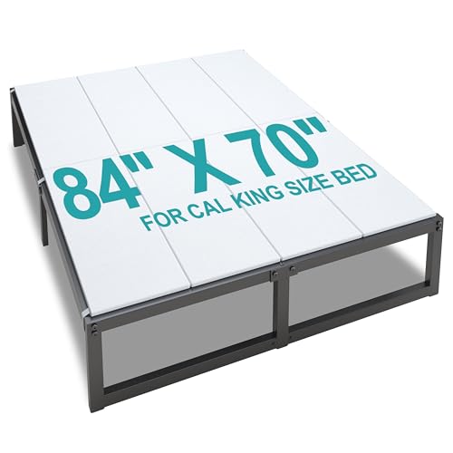 Lutown-Teen Bunkie Board California King Under Mattress High-Density Polymer Cal King Bunkie Board Anti-Sag Breathable Moisture Resistant Noise Minimizing White