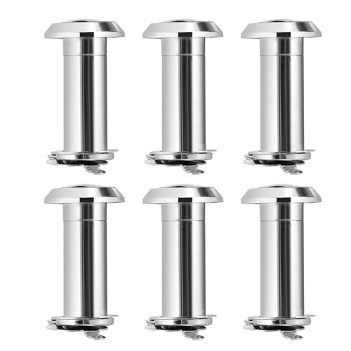 Mirilla de Puerta con Ángulo Amplio de 220 Grados, Mirilla de Seguridad Ajustable con Cubierta Posterior, para Puertas de Madera, Fibra de Vidrio y Metal de 35mm a 55mm miniatura 5