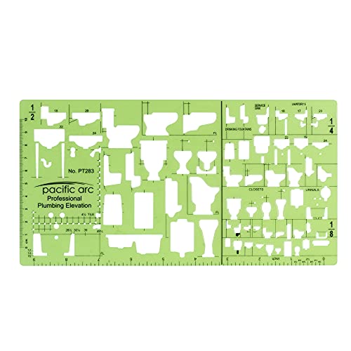 Image of Pacific Arc Professional Plumbing Elevation Template Guide