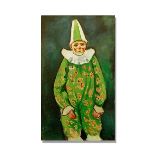 Tableau decoration murale salon moderne Green Costume Clown Macke