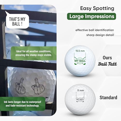 Ball Tatt Finger Golf Ball Stamp