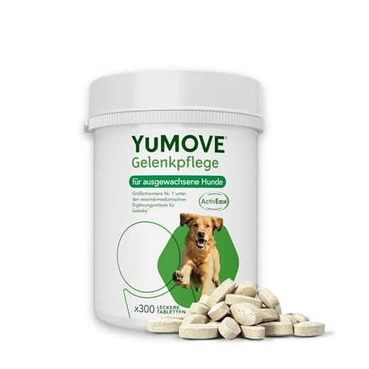 YuMOVE Gelenktabletten für Hunde mit Grünlippmuschel, Glucosamin und Choindroitin für alles Hunde, Hohe Akzeptanz beim Hund, 300 Tablets