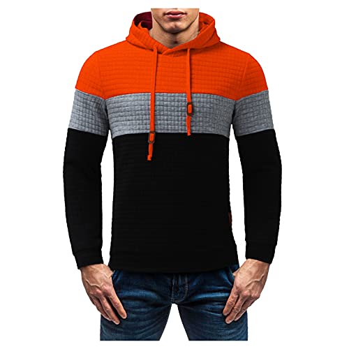 LCMTWX Hoodies for Guys Winter Fashion Loose Plus Size Hooded Pullover Sweater Pullover Hoodie Midweight Fleece Sweatshirt3