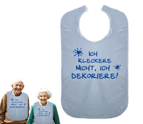 Cre9tive Ich kleckere nicht, ich dekoriere - Geschenk zur Rente - Lustiges...