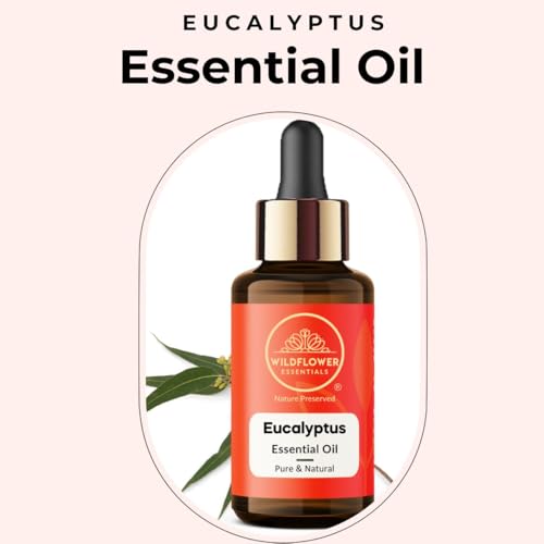 Image of Eucalyptus Essential Oil for Skin, Hair, Diffuser, Humidifier, DIY Soap Making, Candle Making & Aromatherapy 15ml (0.5 oz)