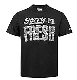  Zebra Sorry Im Fresh T-Shirt Schwarz XL