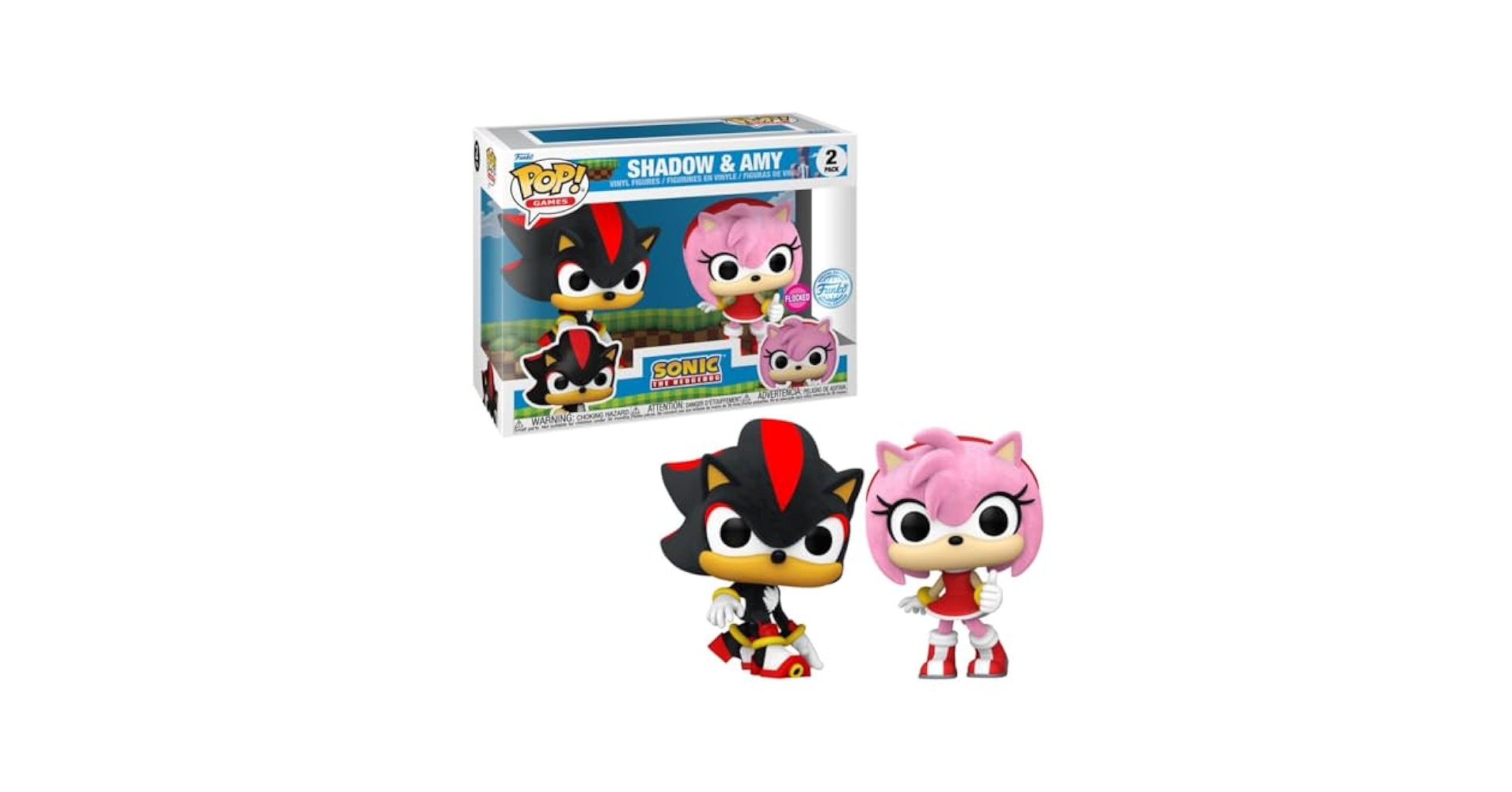 SEGA - FUNKO POP! ソニック　シャドウ&amp;エミー 2pack フロッキー限定 SEGA - FUNKO POP! ソニック シャドウ&エミー 2pack フロッキー