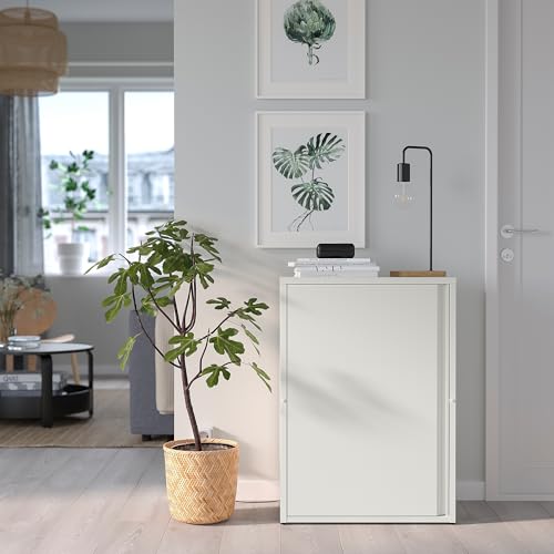 Cabinet SUNDSÖ blanc cassé intégral avec structure métallique robuste - 7