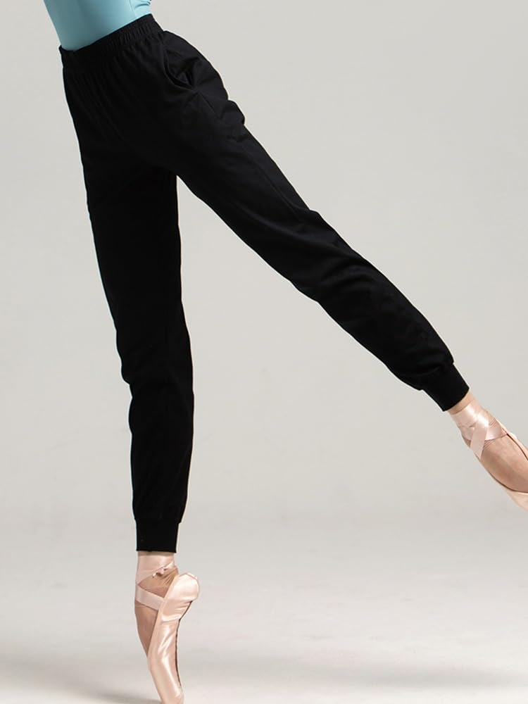 Generisch Sporthose Frau Fitness Yoga Legging Tanz Hohe Taille Stretch Schlank Ballett Damen Baumwolle