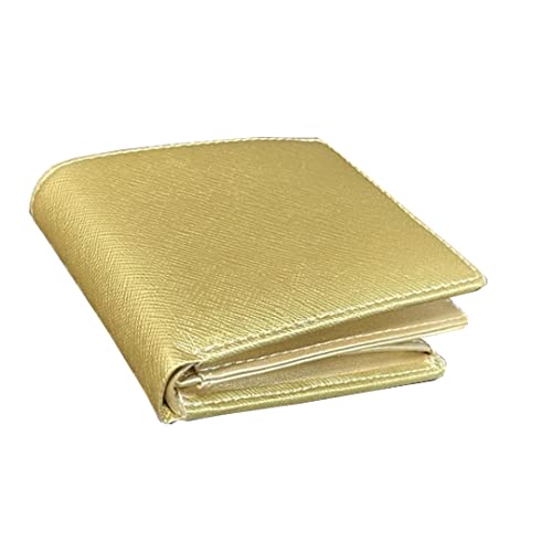 財布 金運 レディース メンズ 金 ゴールド 風水 二つ折り財布 黄色 金色 本革 開運 金運アップ カードケース取り外しのサムネイル