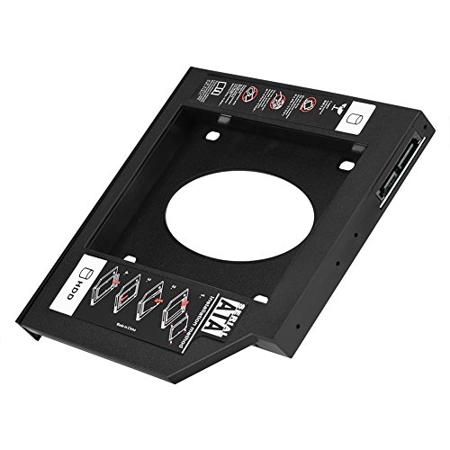 POENVFPO 2.5 SSD Adapter Plug & Play for Laptop + Dual Boot Functionality + Suitable for Portable Enthusiasts + Black Color (12.7mm)