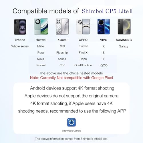 Image of Shimbol CP5 Lite II Selfie Monitor Screen for iPhone & Android Magnetic Phone Vlog Selfie Monitor Screen 1080P Wireless Recording for YouTube TikTok Live Streaming (Pink)