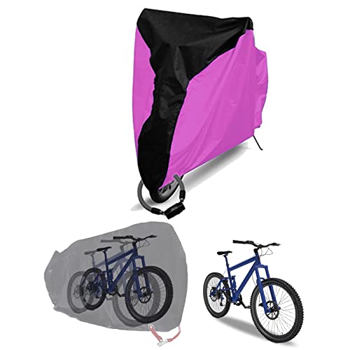 XINGXISHI Funda Bicicleta Exterior Impermeable para Bicicleta Carretera y Bicicleta de Montaña - 4 Yardas S/M/L/XL 11 Colores 190T Nylon Impermeable, Anti Polvo y Lluvia - Accesorios Bicicleta Cover