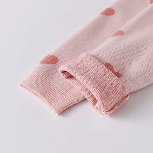 Image of VIKITA Toddler Girls Pullover Sweater Comfy Long Sleeve Crewneck Cute Daily Wear Back to School