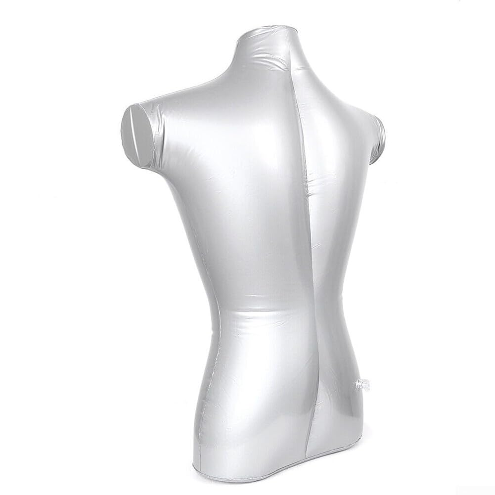 Buste masculin gonflable en PVC pour vitrine d'accessoires de mode