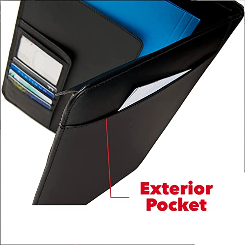 Case-It Business Meeting Padfolio | Professional Portfolio With Letter Size Writing Pad, Black (Pad-20) #TOP3