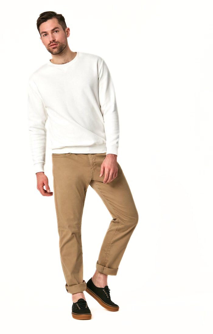Mavi Matt Mens Jeans Pants Relaxed Straight Leg Mid-Rise Casual Work Pants for Men Classic Fit Mens Fashion
