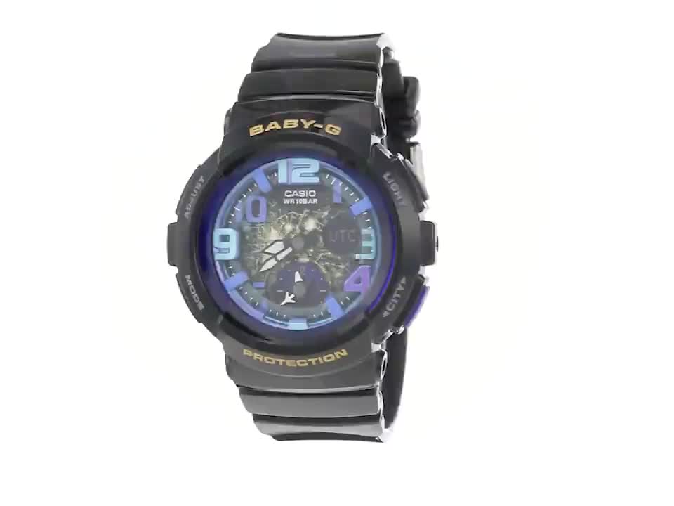Casio Baby-G Analog-Digital Blue Dial Women's Watch - BGA-190GL
