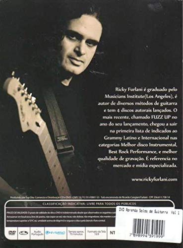 DVD Aprenda Solos de Guitarra Volume 1
