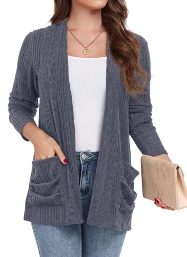 Image of GRECERELLE Women's Open Front Lightweight Cardigan Fall Sweaters Outwear