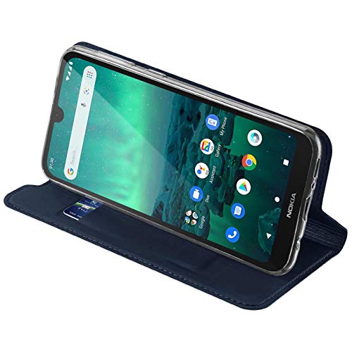 Verco Case compatible with Nokia 1.3, Flip Wallet Cover with Magnetic Closure for Nokia 1.3 Phone Case - blue - Image 3