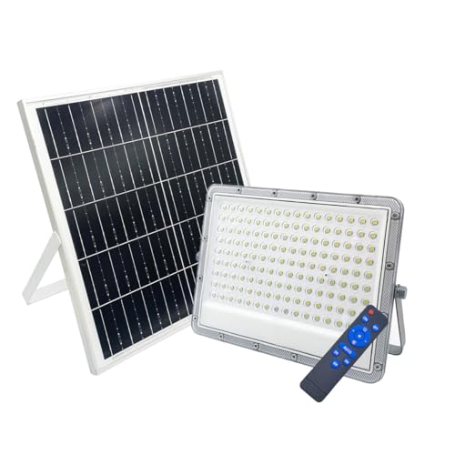 Proiettore Led A Energia Solare 100W Per Esterno Ip65 Pannello Solare
