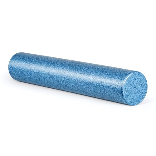 Tone Fitness High Density EPP Foam Exercise Foam Roller for Yoga Pilates Stretching Massage and Recovery 36 inch Blue
