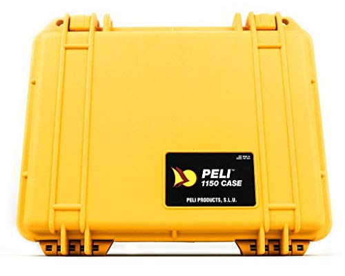 PELI 1150 valise caméra sans miroir étanche jaune coffret rigide 3L