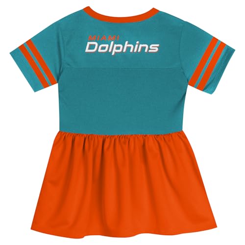 Girls Preschool NFL Stadium Lights Fashion Jersey Dress3