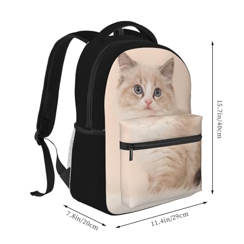 Custom Backpack for Boys Girls Kids, Personalized Backpack with Text, Photo Customized Casual Bookbag for School Travel3