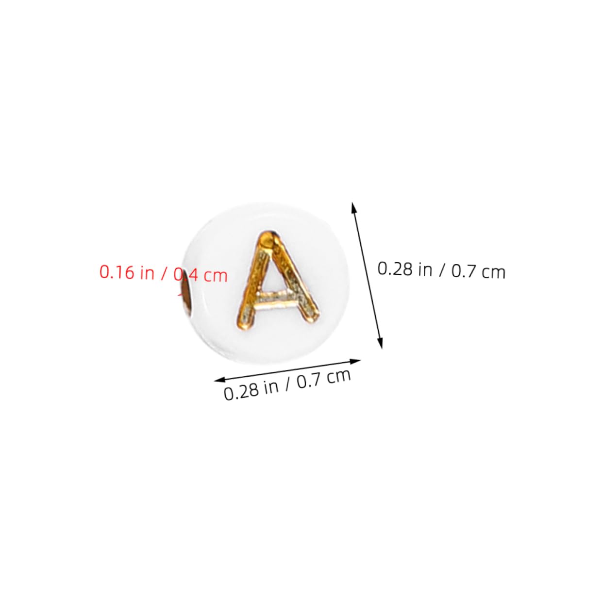 SHINEOFI 4000piezas Abalorios De Letras De Acrílico Decorativos Para Manualidades Para Pulseras y Collares