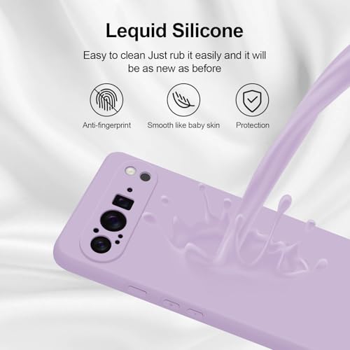 GiiYoon Case Compatible with Google Pixel 9 Pro XL, Silky-Soft Touch Full-Body Protective Phone Silicone Case - Image 4