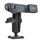 YNIBST Handheld Radio Holder&CB Radio Mic Hanger,Drill Base Mount W/Self-Tapping Screws Adhesive Bottom,for Motorola Talkabout Cobra BaoFeng Portable Walkie Talkie Ham CB Speaker Mic